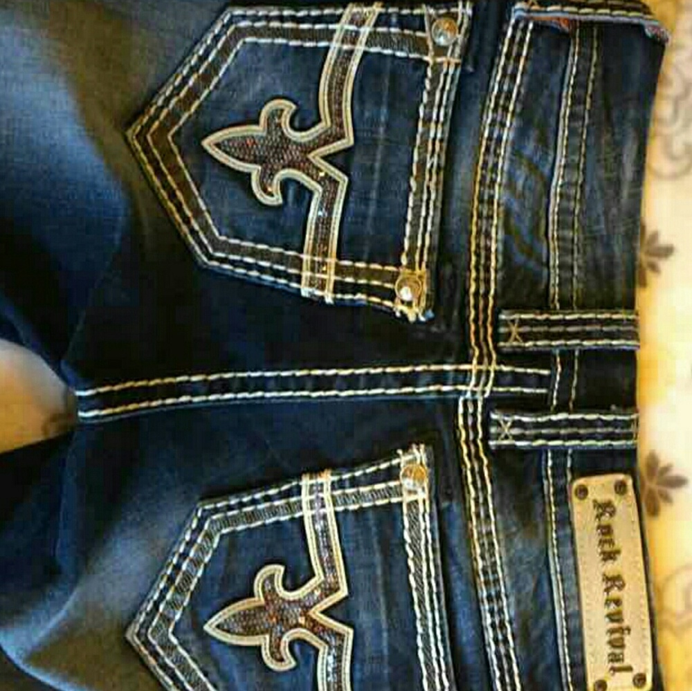 Rock revival dark wash 26