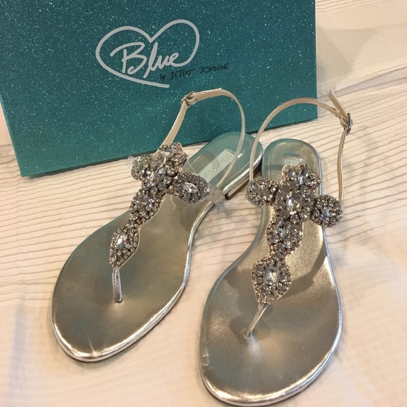 Betsey Johnson Shoes - BETSEY JOHNSON JEWELED FLATS SIZE 8 NEXT TO NEW