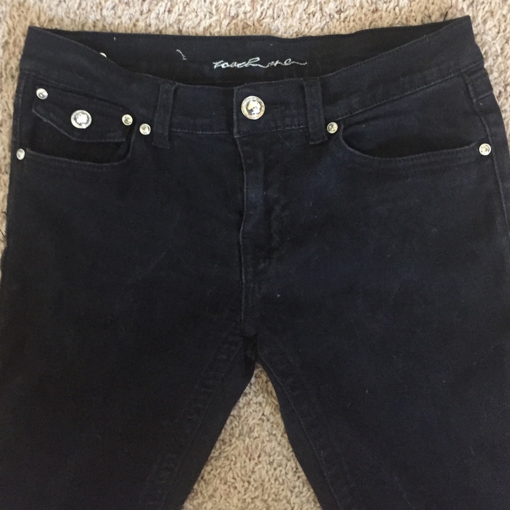 🔮Super cute Black distressed TOUCH ME Jeans 💎💎