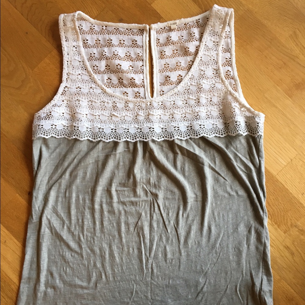 Super soft J.Crew lace tank