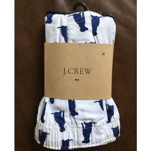 NWT J. Crew boxers with dog pattern