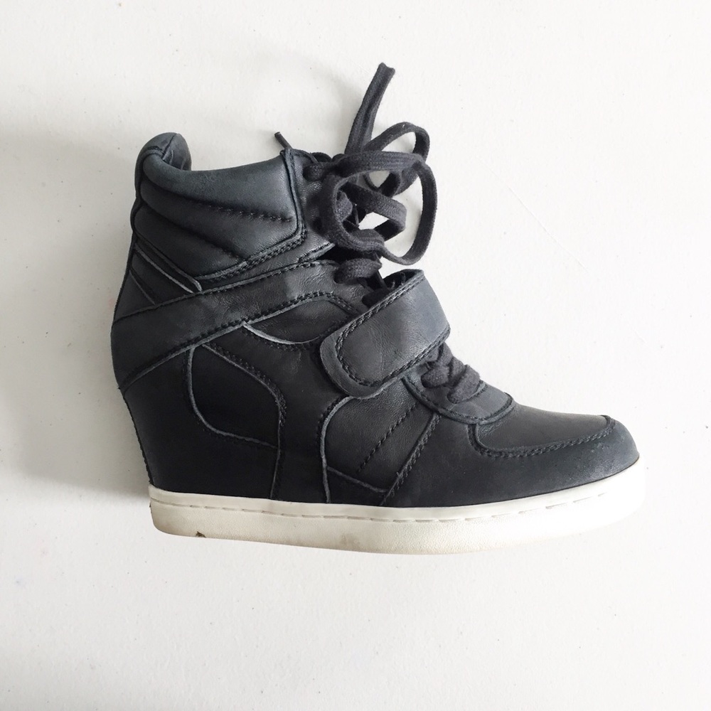 Ash Cool Ter Leather Wedge Sneakers