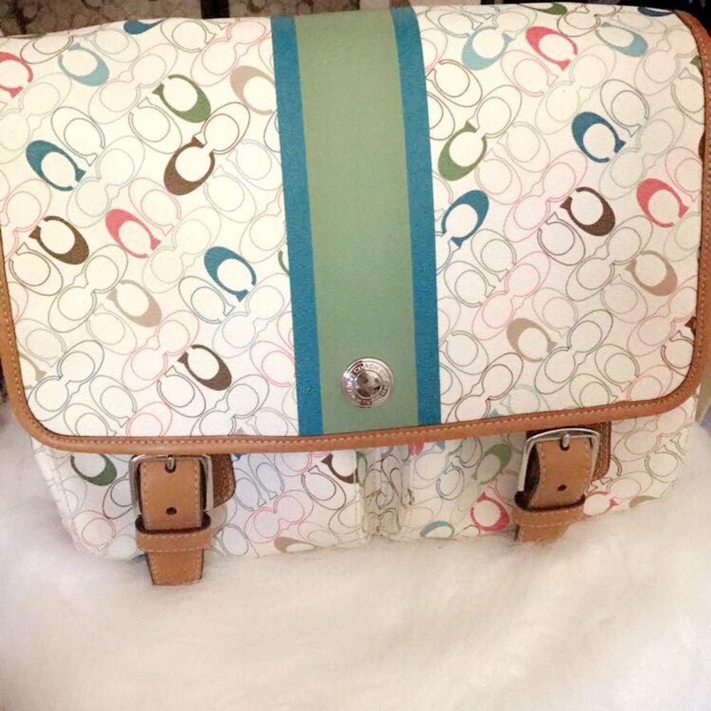 Coach Multi colored Satchel