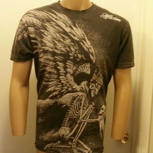 Mens Affliction Graphic T Shirt XL