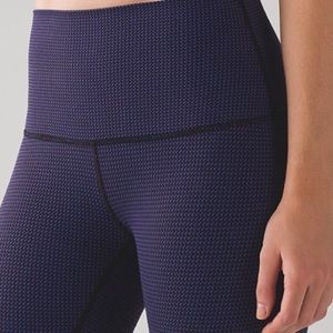 +NWT RARE lululemon wunder under hi-rise print