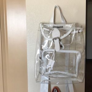 Brandy Melville Clear Backpack!!