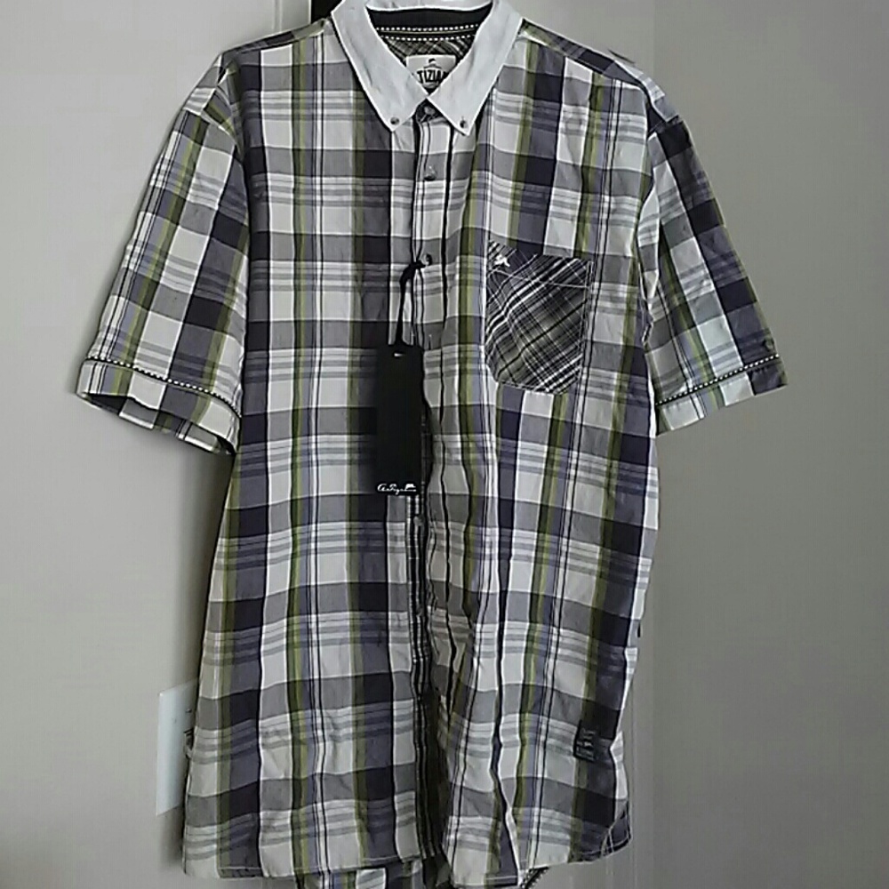 Mens checked shirt