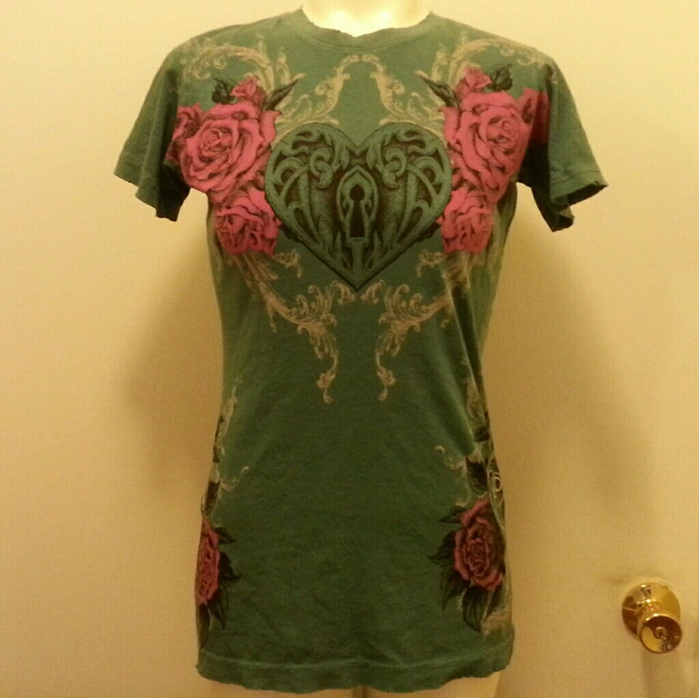 Womens Sinful Graphic Tee Shirt NWOT