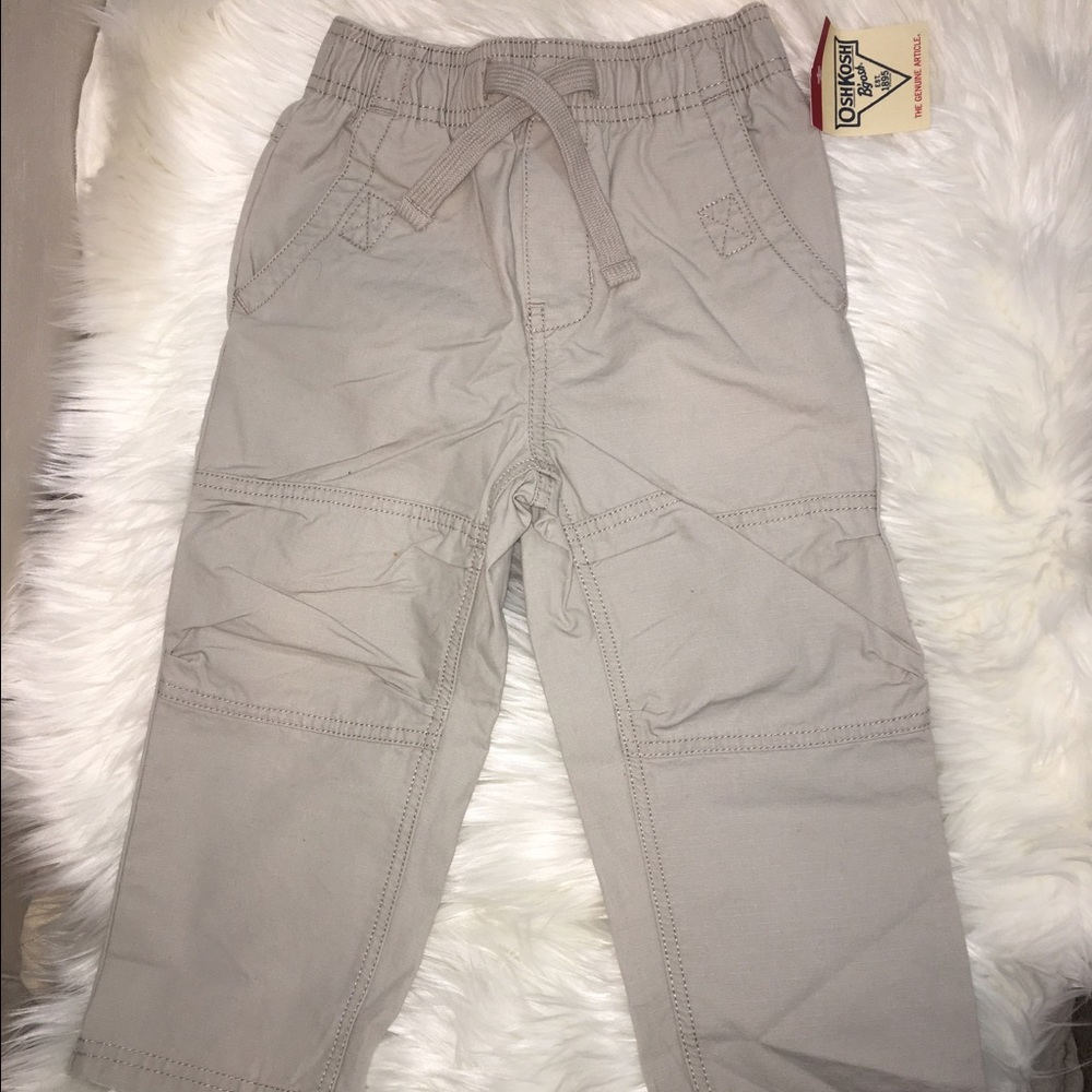 NWT Osh Kosh Khaki Cargo Pants Size 3T