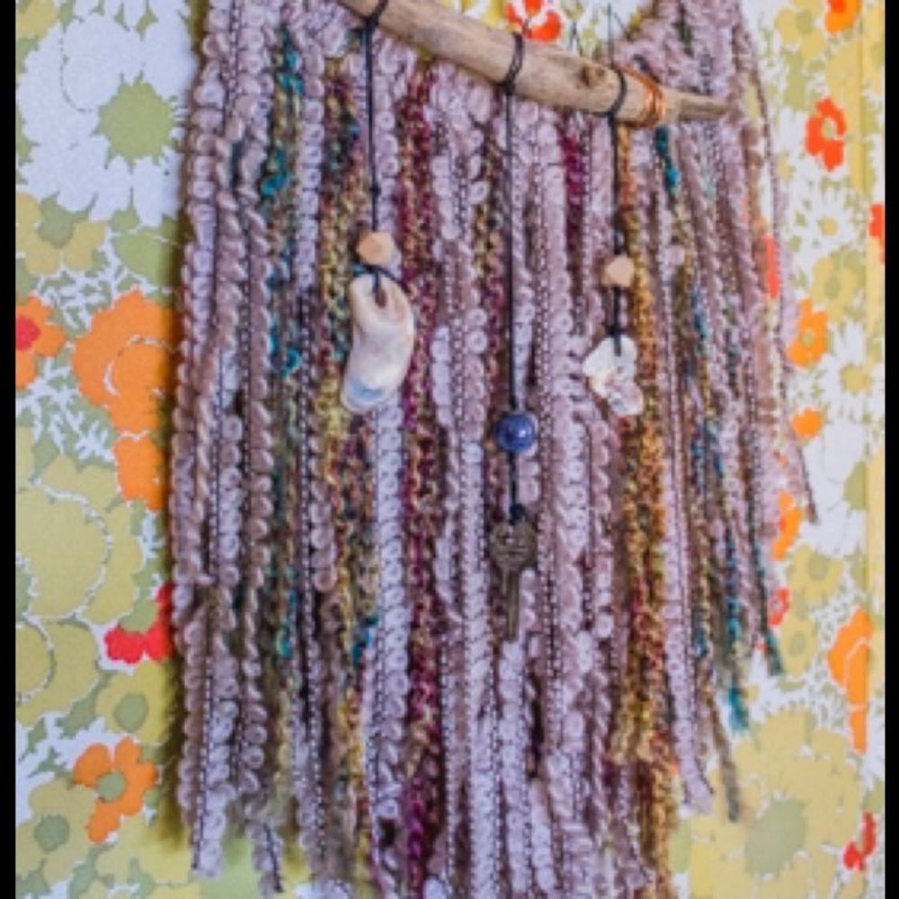 🌵SOLD 🌵Boho Driftwood / Vintage Key Dreamcatcher - Picture 7 of 8