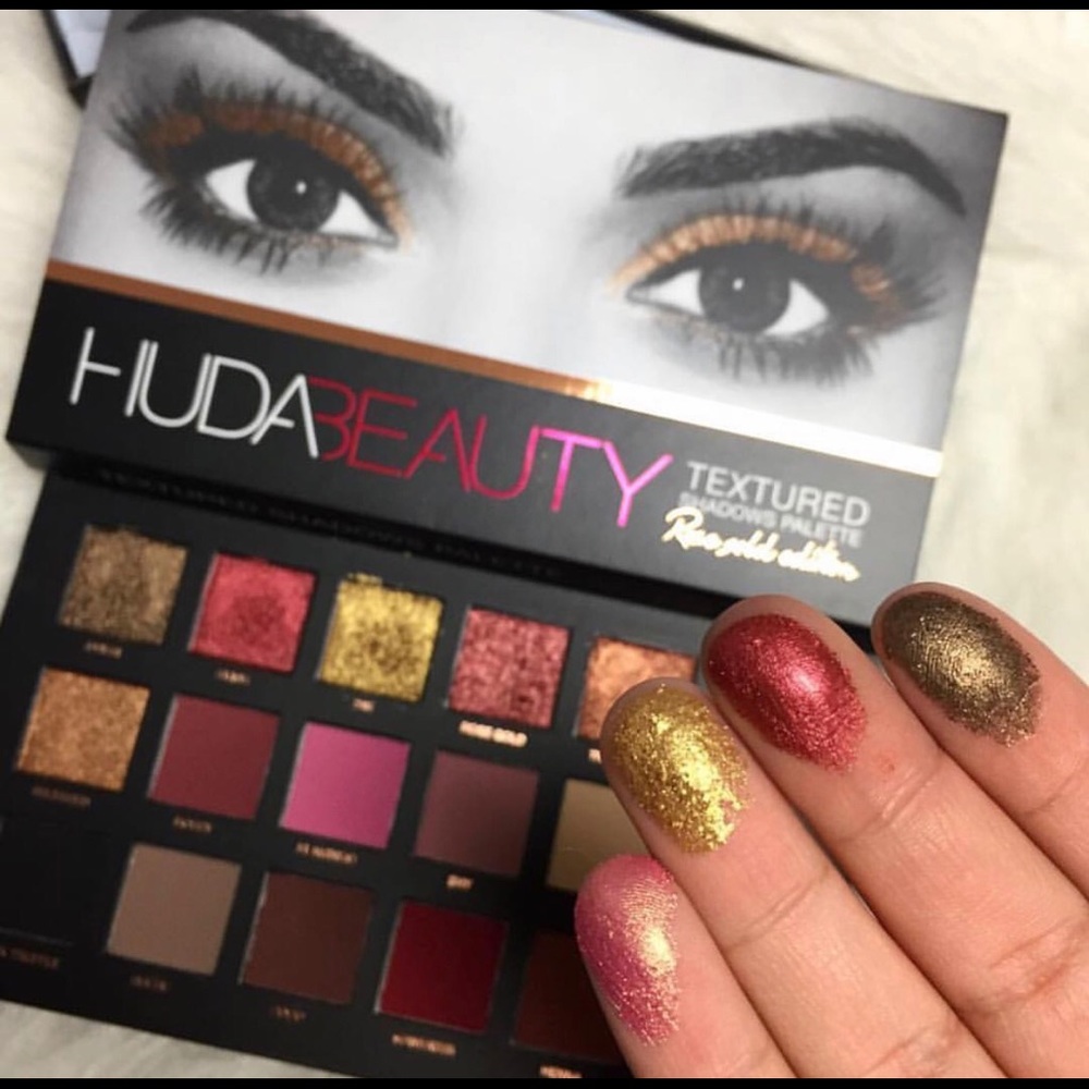 Huda beauty rose gold palette 100% authentic
