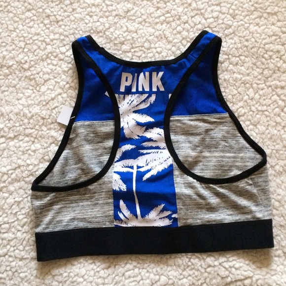 PINK Victoria's Secret Other - Victoria's Secret Pink Palm High Neck Sport Bra