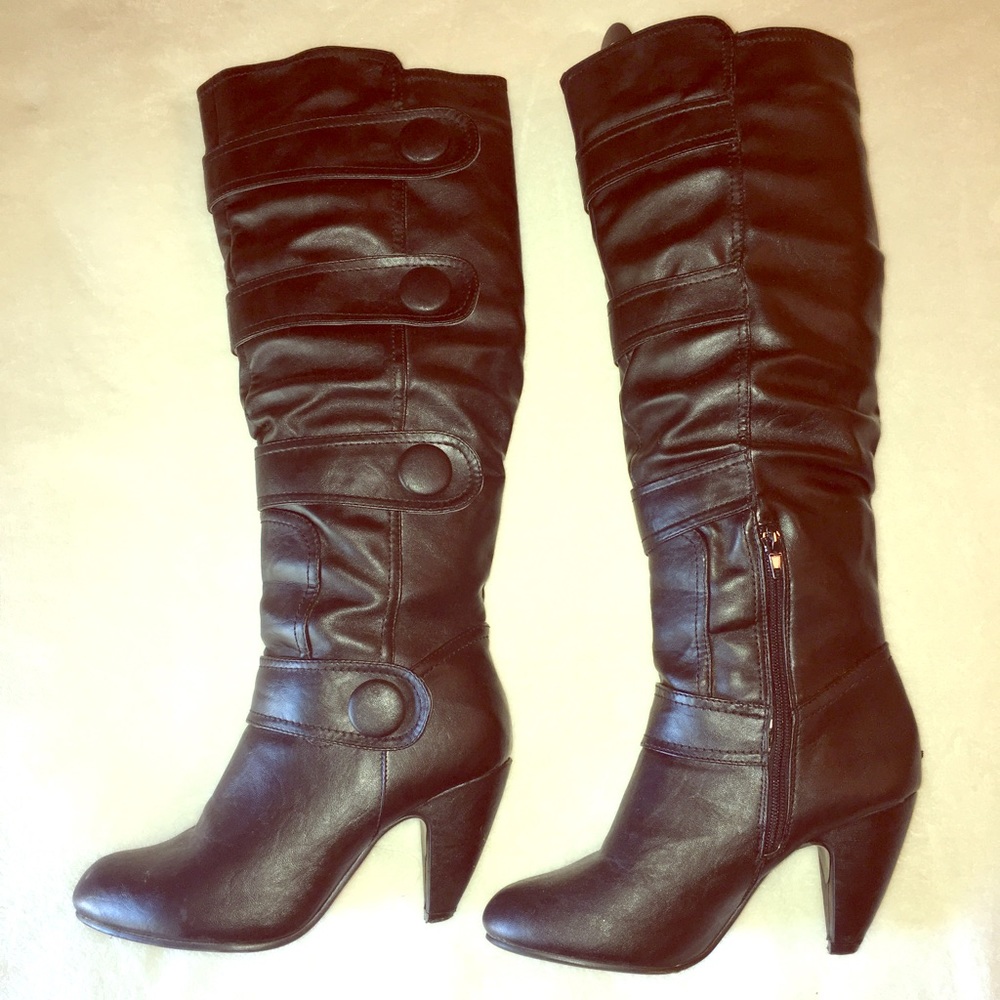 Black Leather Boots