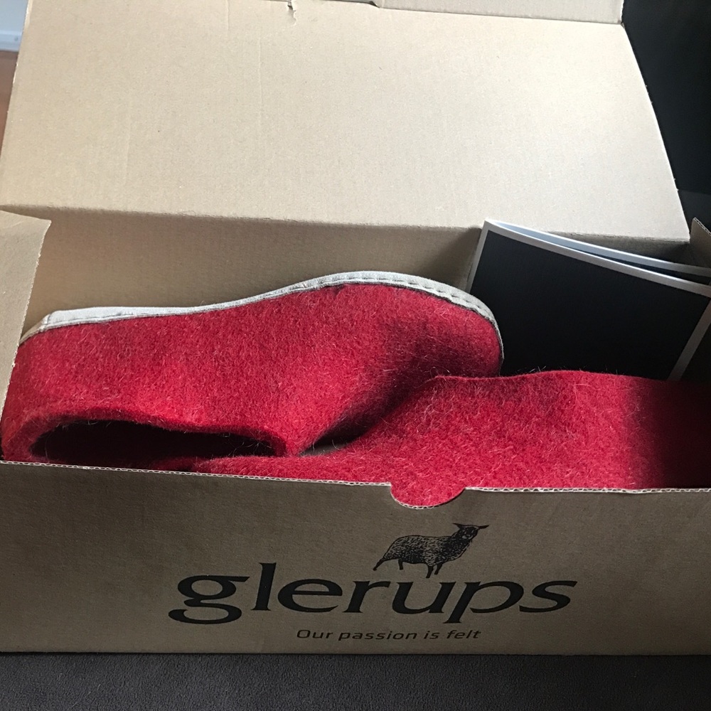 Brand New Glerups soft wool Slippers