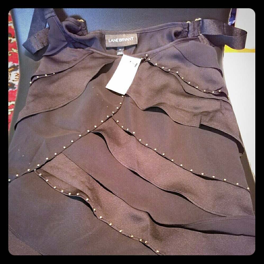 New with tags Lane Bryant dressy, flutter tank top