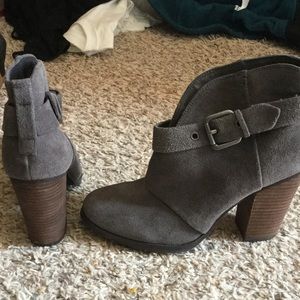 Suede booties