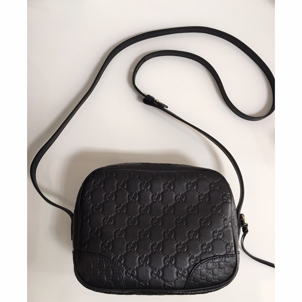 Gucci 'Bree' Crossbody in Guccissima black leather