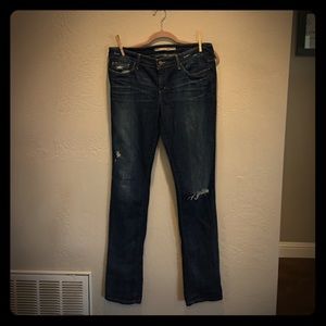 Distressed Joe's Jeans