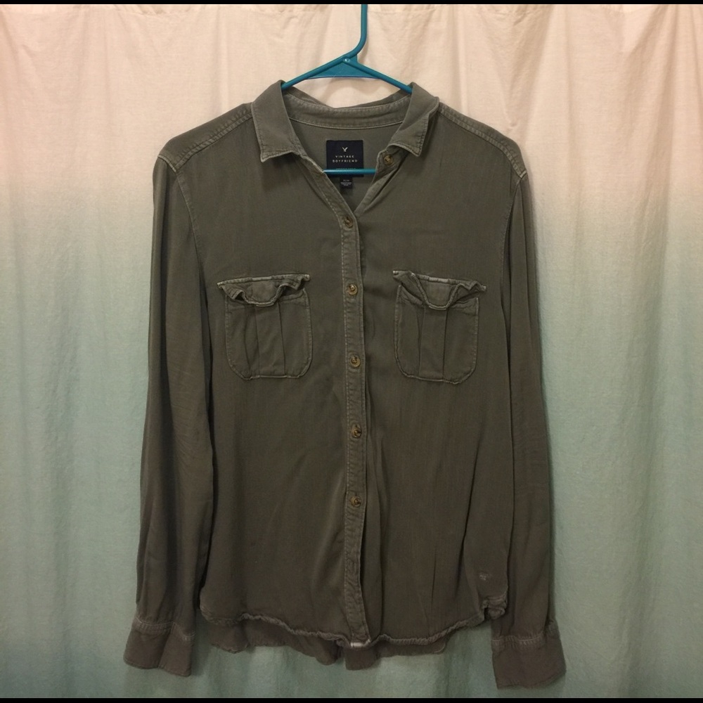 American eagle vintage boyfriend shirt