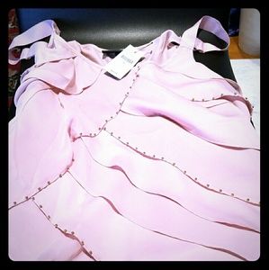 New with tags Lane Bryant dressy pink flutter tank