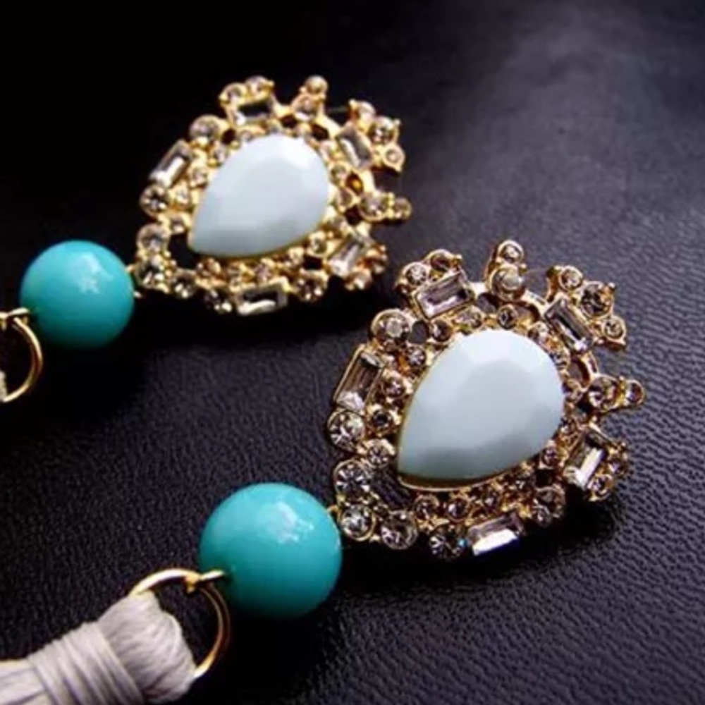 🚩BOGO Rhinestone tassel earrings