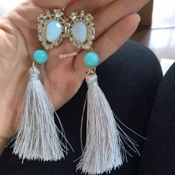 🚩BOGO Rhinestone tassel earrings - Picture 4 of 5