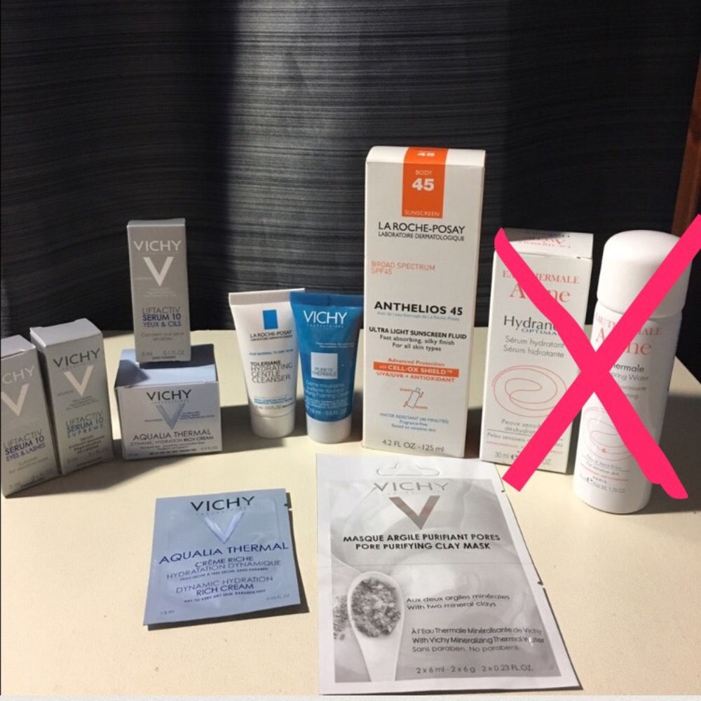 ‼️SOLD❌‼️All facial skin care Vich and La Rochey