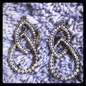 FOREVER 21 RHINESTONE EARRINGS