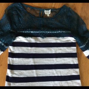 Gorgeous Deletta Top Lace XS Anthropologie