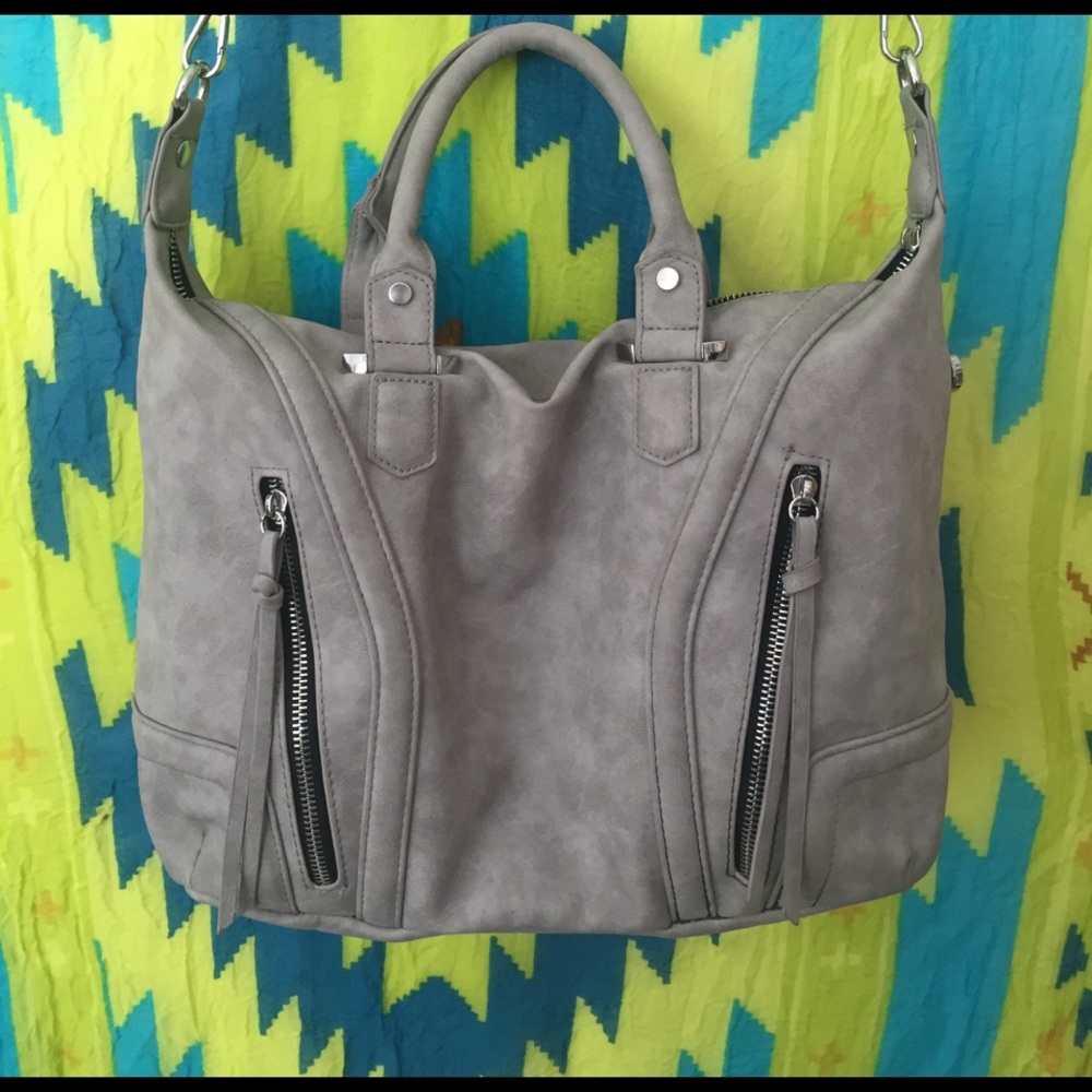 Gray Shoulder Bag
