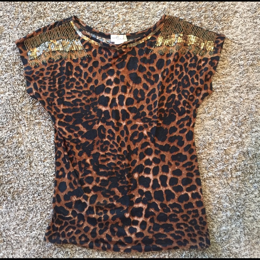 Cheetah print shirt