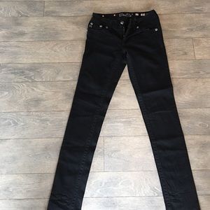 Miss Me black denim jeans.