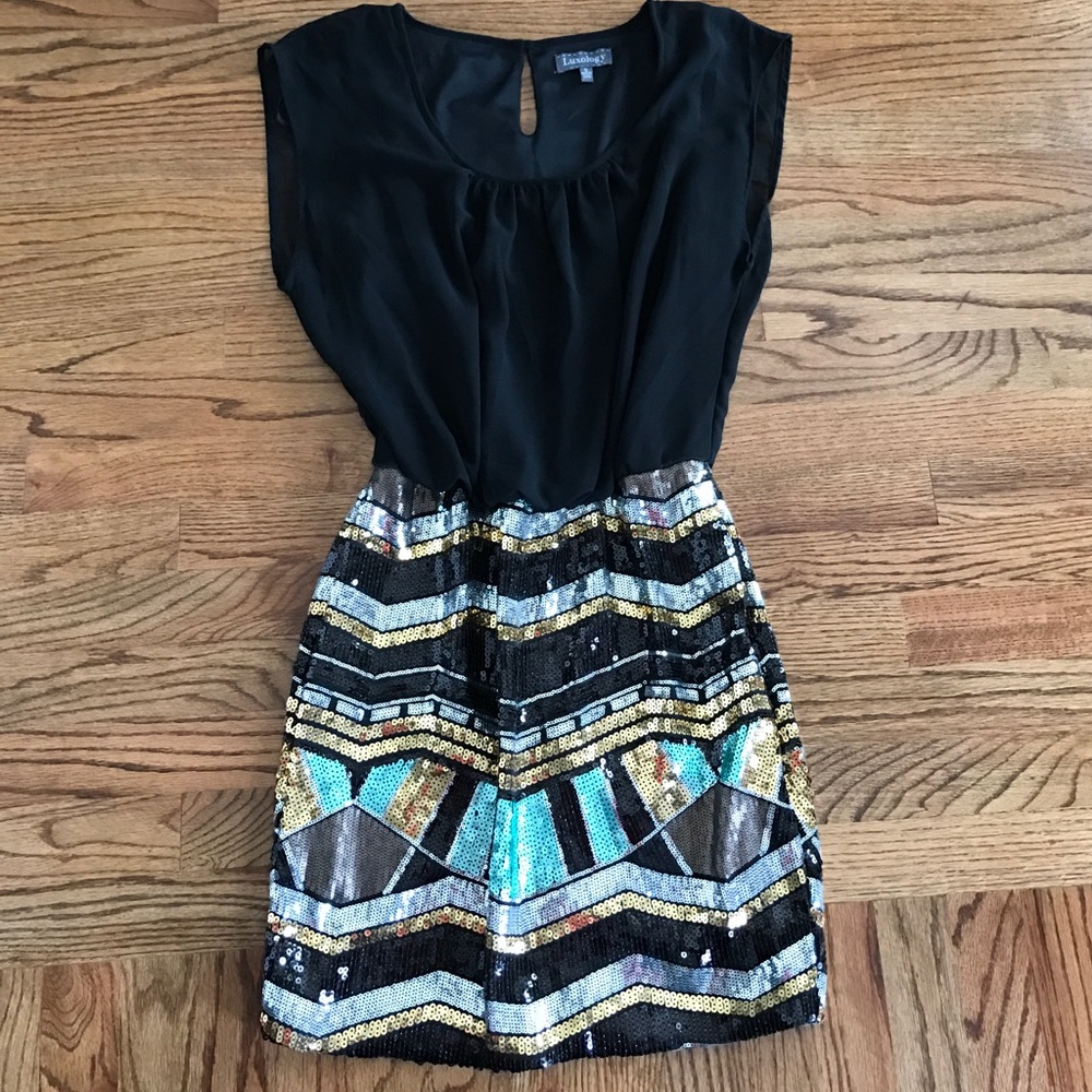 Black & Sequin Dress