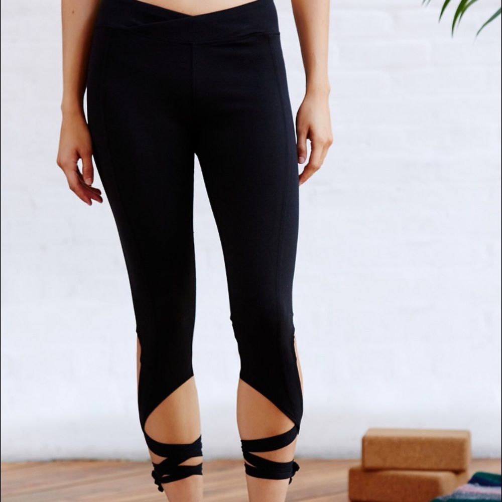 Free people tie up leggings