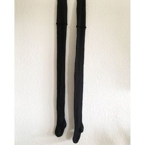 Urban Outfitters Long Black Leg Warmers