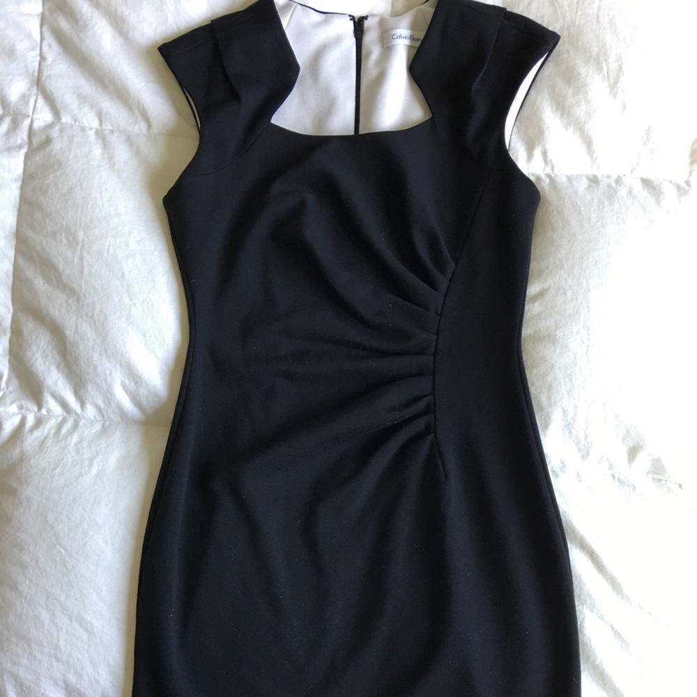 Calvin Klein Black Sheath Dress - Size 2