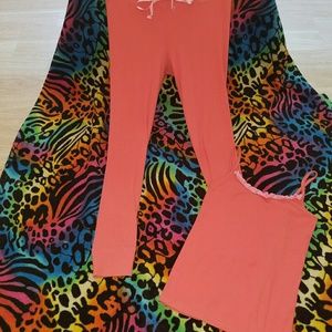 Juicy Couture Coral 2 pc set shirt pants