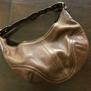 Coach Tan Leather Vintage Hobo Style #10044