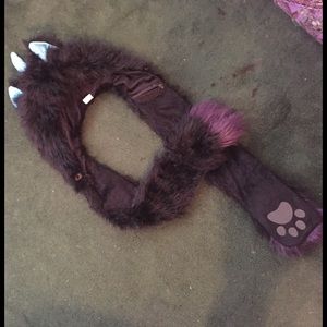 I heart raves unicorn hood