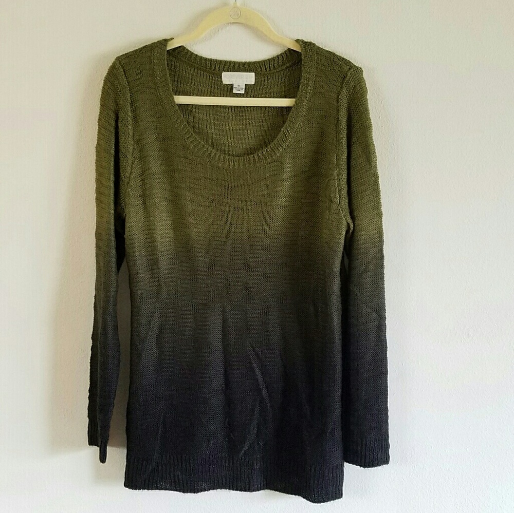 Forever 21 green ombre sweater size 3x