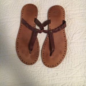 UGG braided leather open toe sandals sz. 8.5