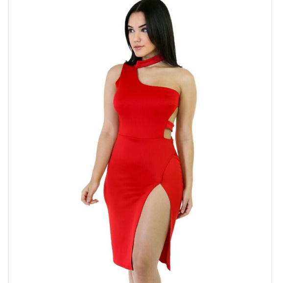 Final Price: Blush Exposed Midi Dress - Picture 2 of 3