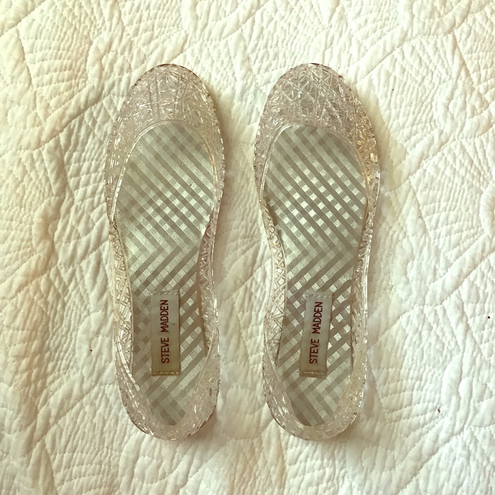 Steve Madden jelly shoe flats