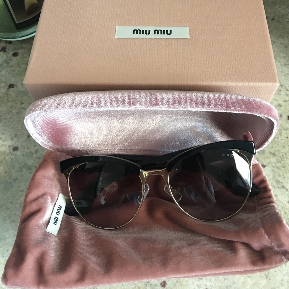 Sold gold miu miu