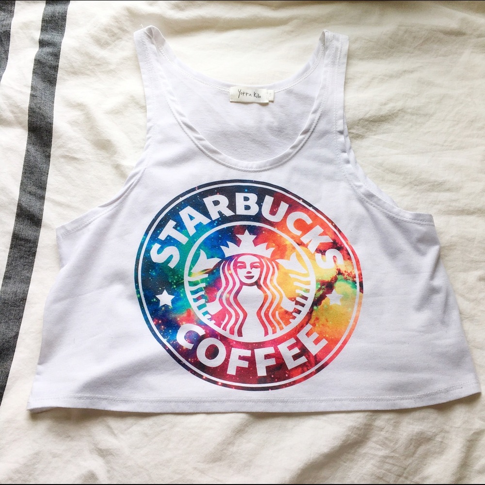 Rainbow Galaxy Starbucks Tank