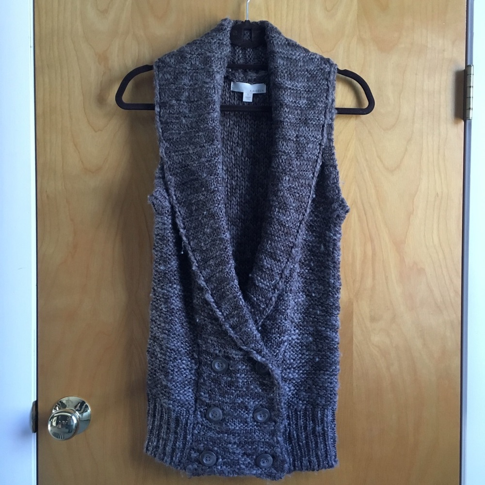 Knit Vest with button closure