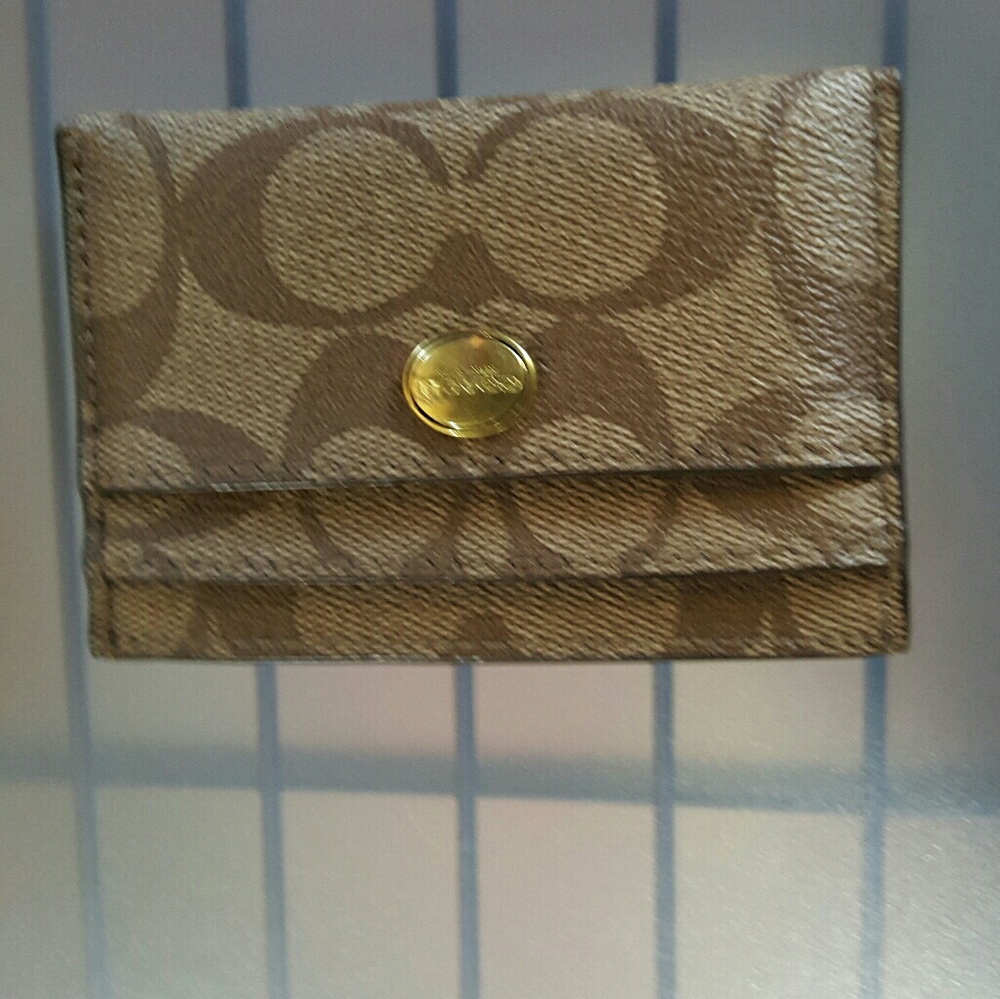 Coach card holder
