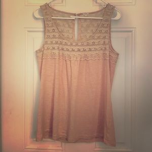 J. Crew Lace tank