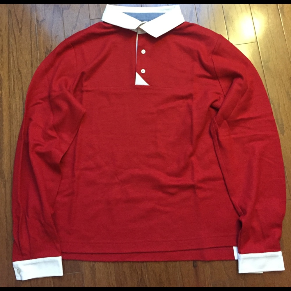 Men's Long sleeve polo by Members Only.