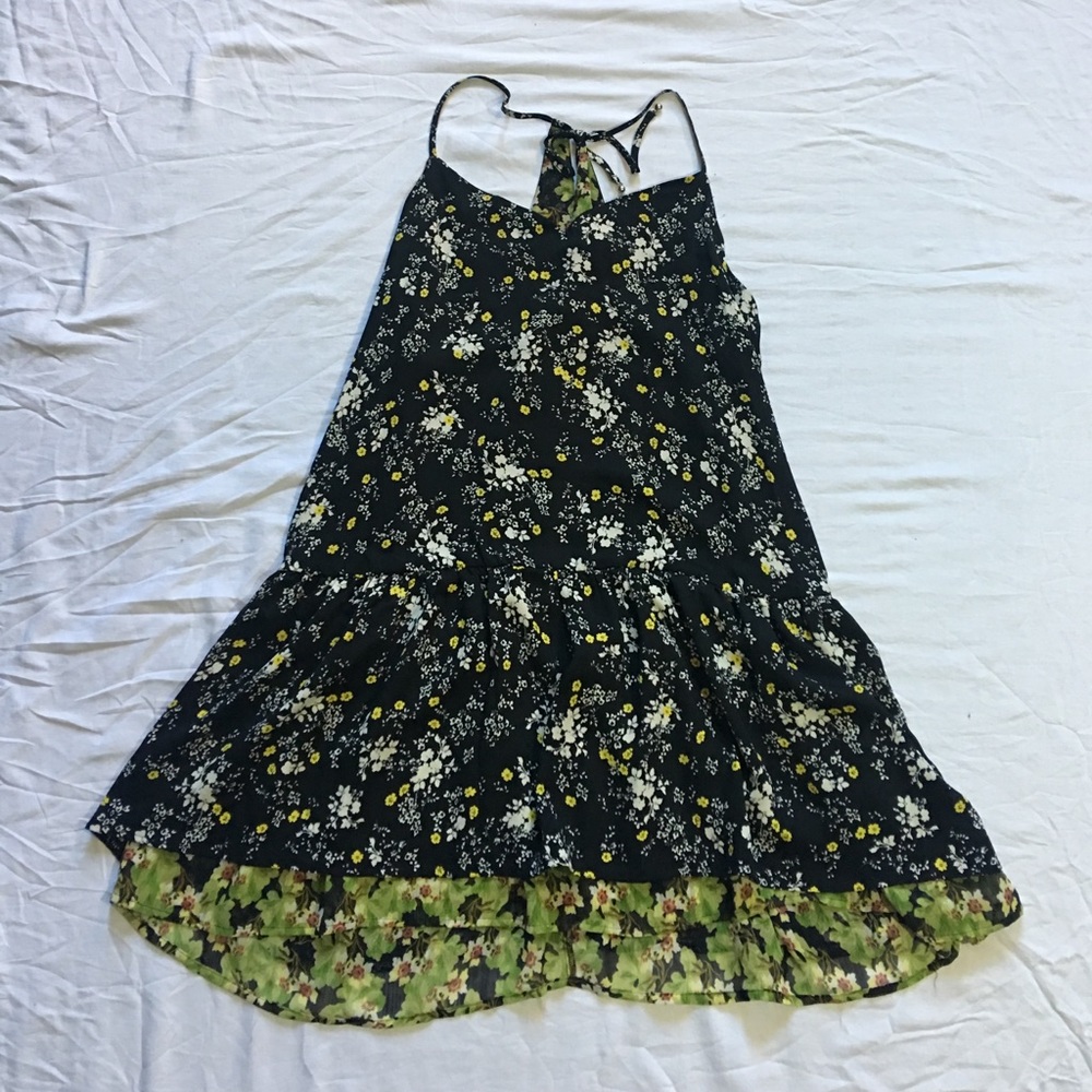 Floral Pattern Flowy Summer Dress